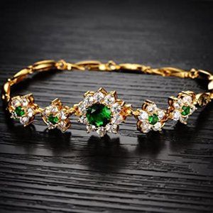 Women Bracelets, 18K Gold Elegant